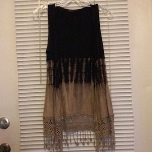 Tie-dye vest